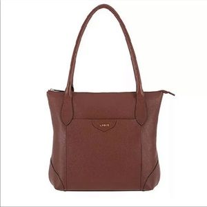 Lodis brown leather tote bag purse handbag